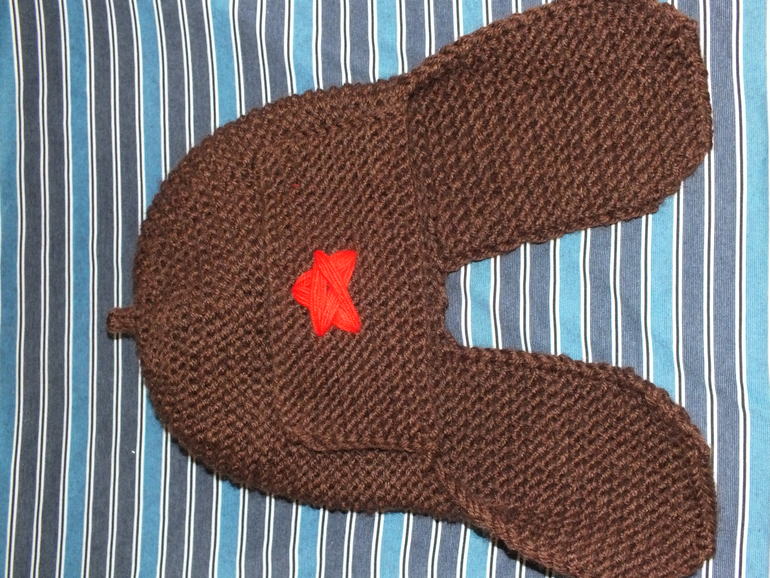 мужская шапка-ушанка