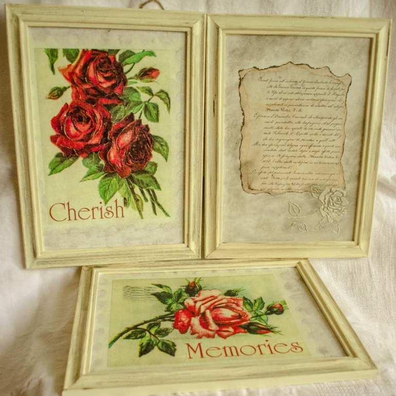 Сотворилось панно письмо с розами