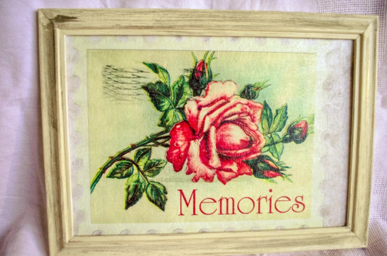 Сотворилось панно письмо с розами