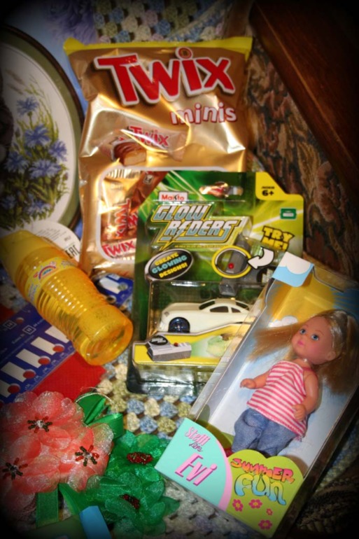 Конфетка добралась домой!