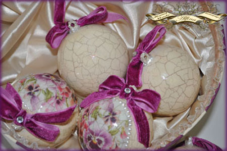 Мастер-класс по созданию комплекта новогодних игрушек