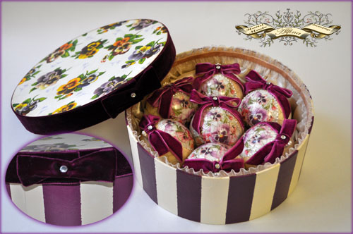 Комплект елочных игрушек