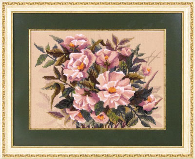 А у меня два вышивальных процесса!