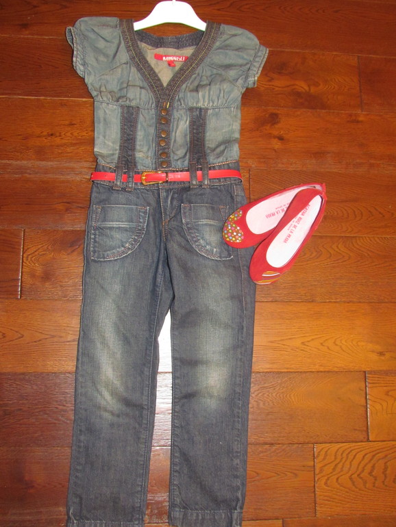 Джинсовый комбинезон Miss Sixty, 110см, 2000руб