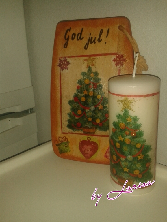 Новогодний декупаж