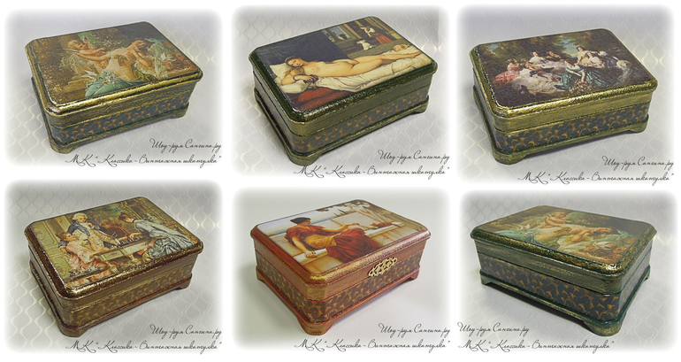 Отчет с МК « Классика – Винтажная шкатулка»