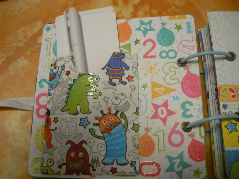 Мини альбомчик , сделанный с племяшем)