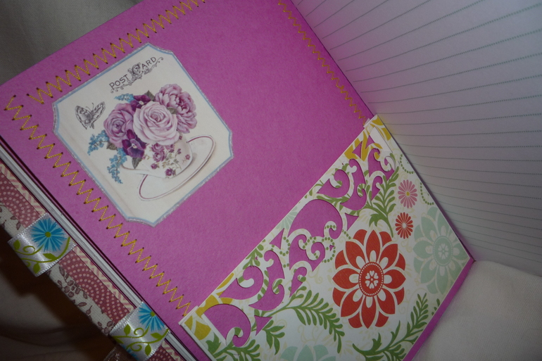 Цветочный кулинарный блокнот.