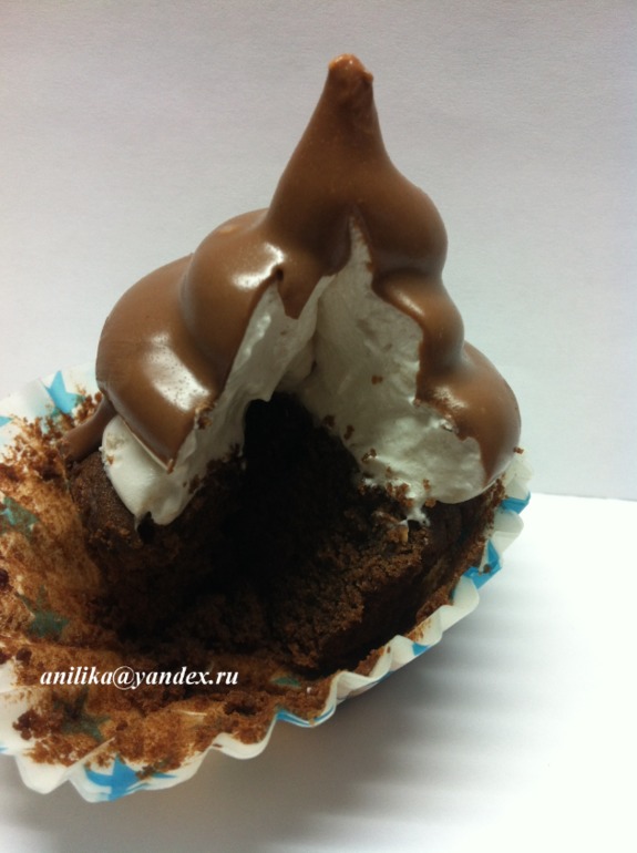 Шоколадные капкейки