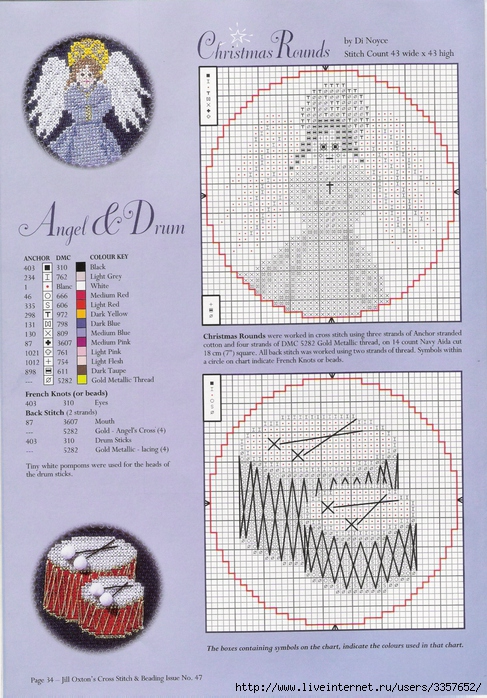 Делюсь новогодними схемками)) Елочные украшения...