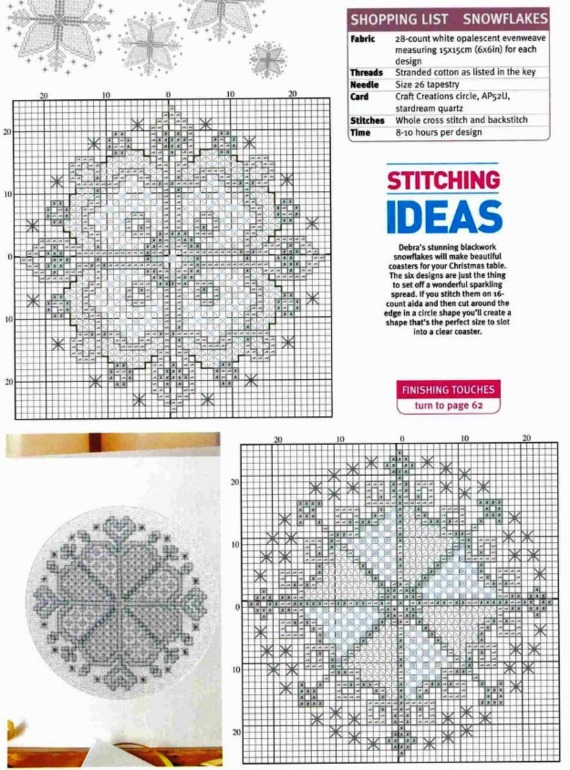 Делюсь новогодними схемками)) Елочные украшения...