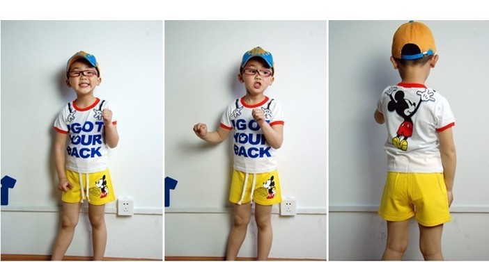 Шорты Микки Маус ЖЕЛТЫЕ - 150 руб