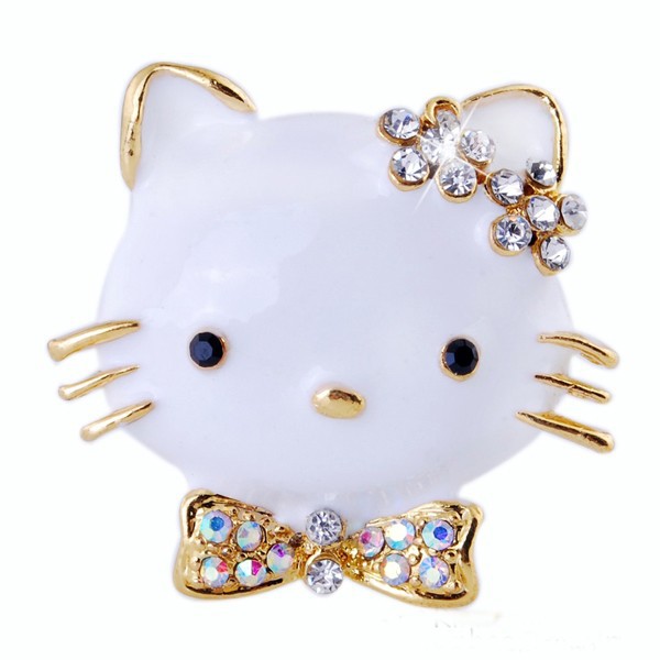 Брошка Китти для ваших  модниц.  50 руб