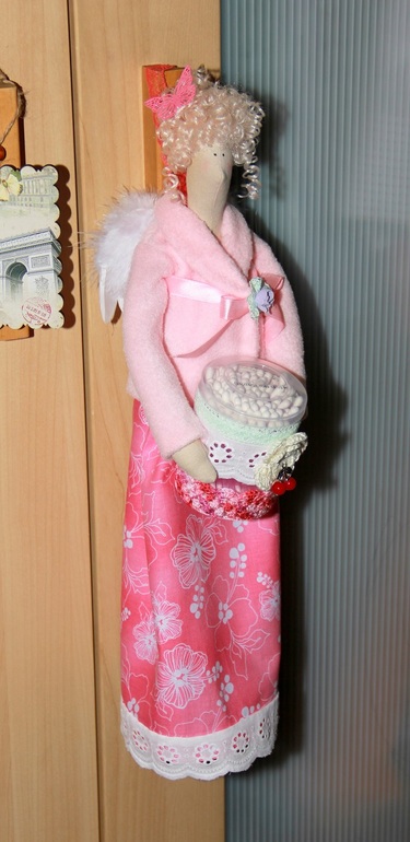 Банный Ангел в розовом