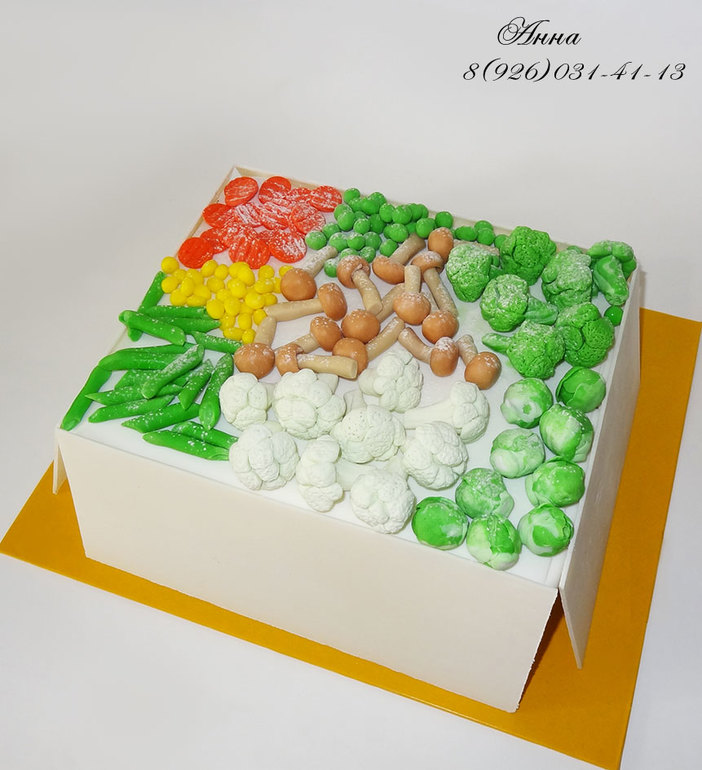 Торт "Замороженные овощи"
