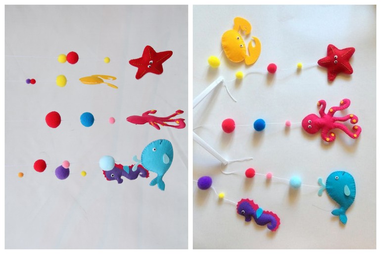 Игрушки из фетра для малышей