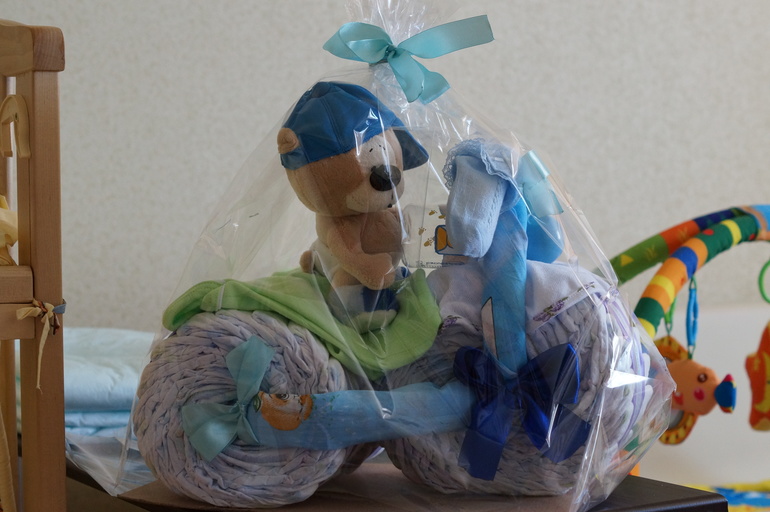 Делаю торы из памперсов))