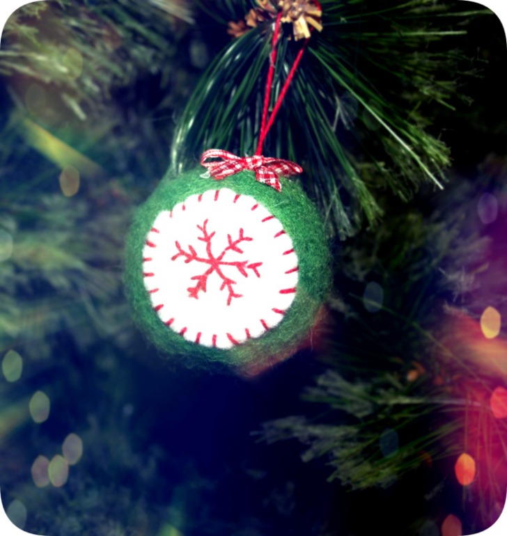 Новогодние шары из стиральной машины)