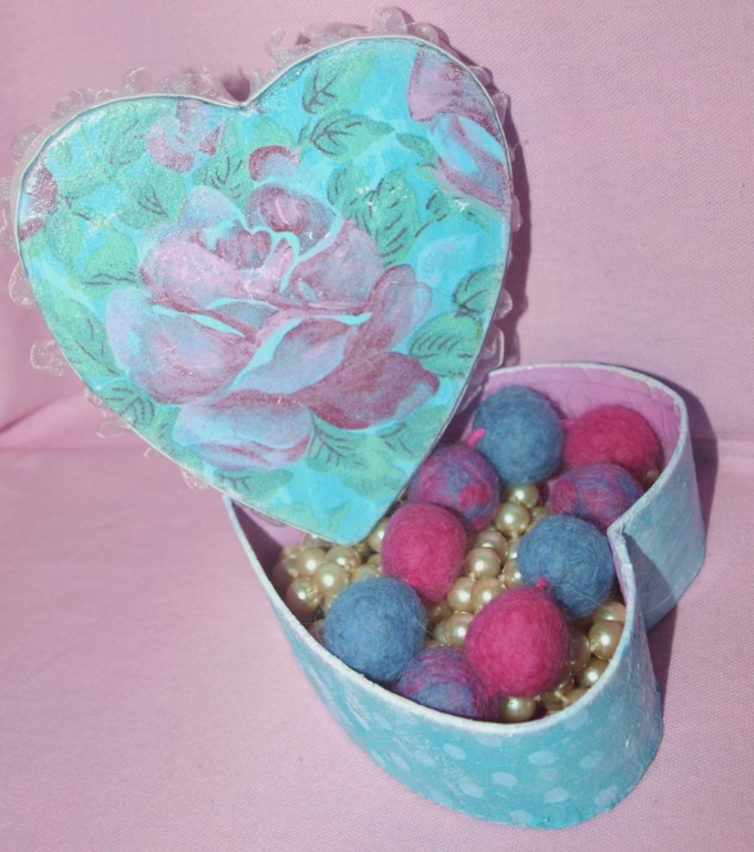 Коробка в стиле шебби шик