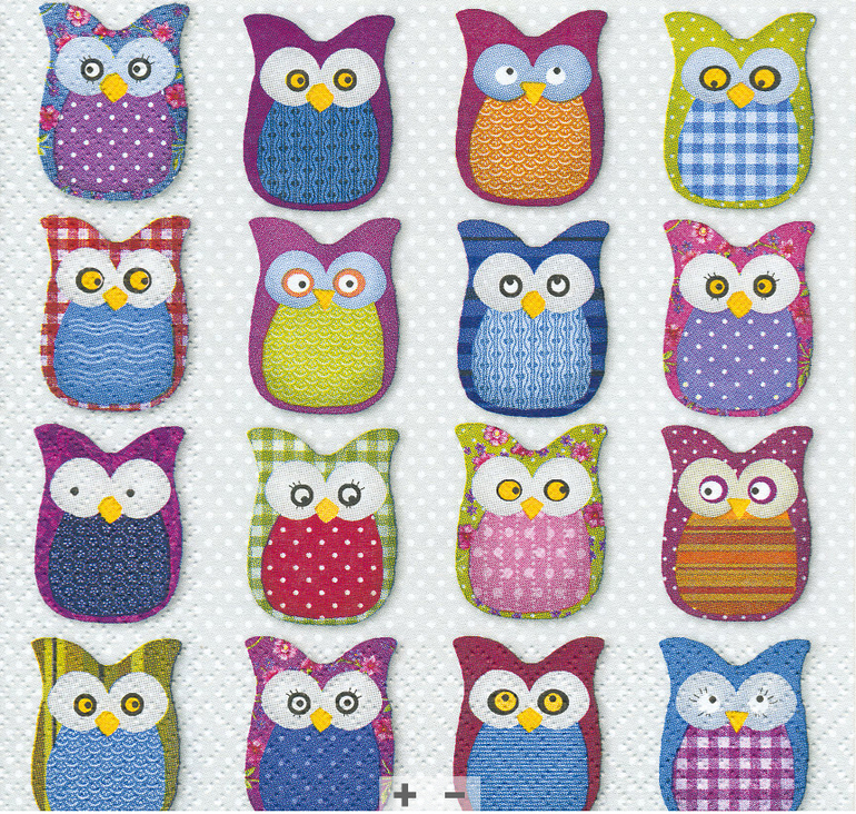 Салфетки с совушками! В НАЛИЧИИ!