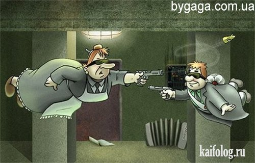 Герои мультфильмов в необычных ролях