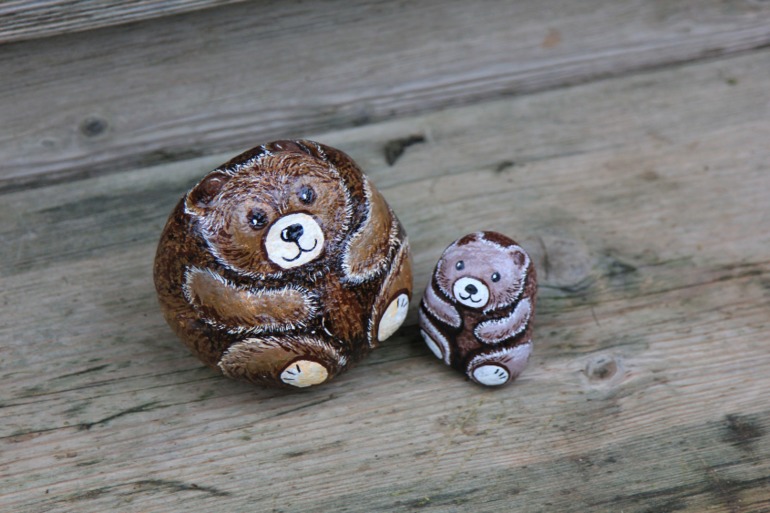 Расписные камушки