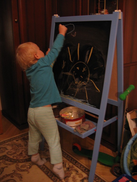 Про рисование с детками от 2 лет