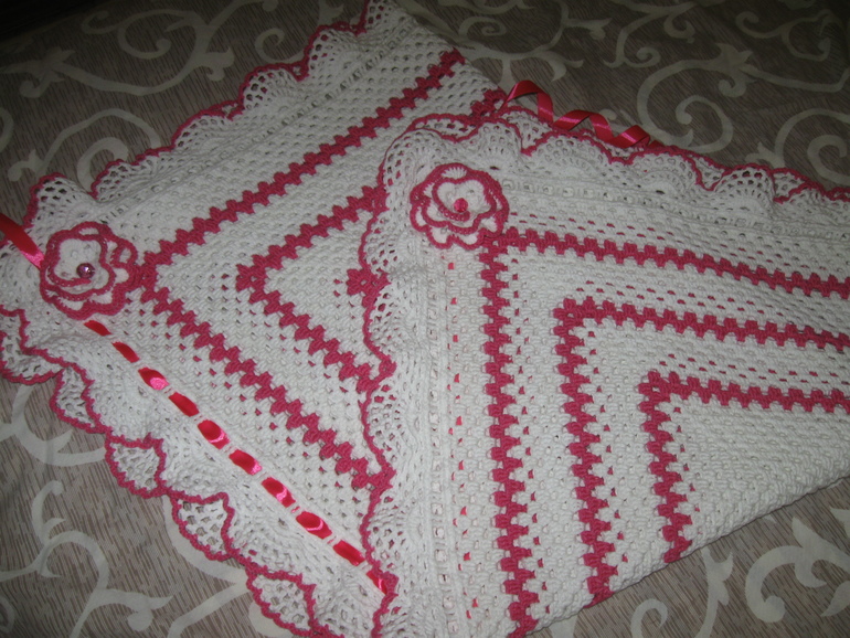 Пледик в подарок племяшке!!!