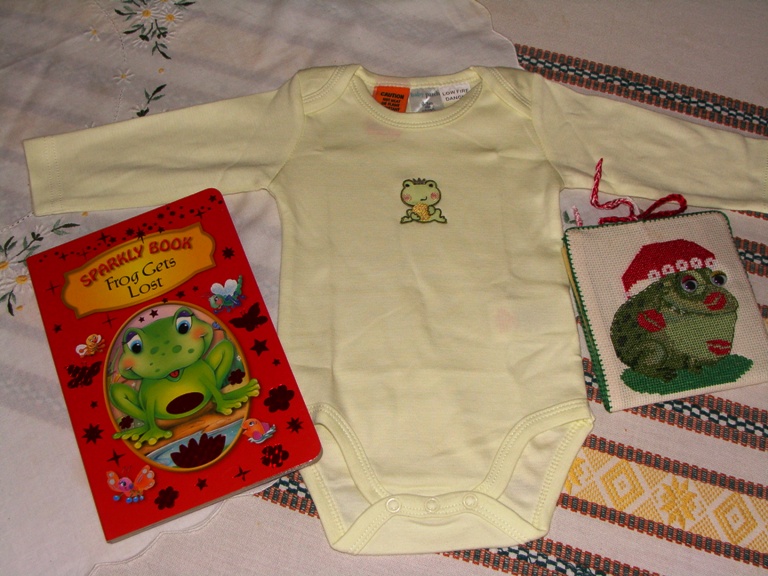 Прискакала моя лягушечка!