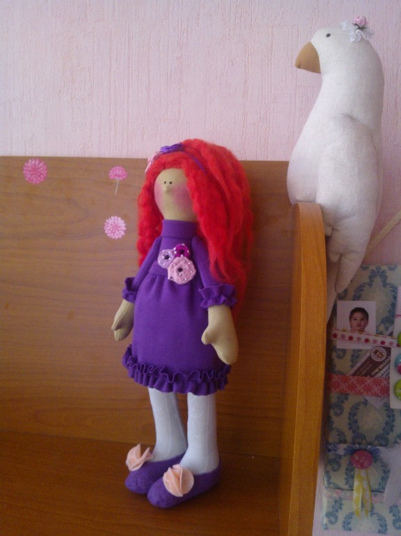 Рыжуля Молли 33см в окружении друзей