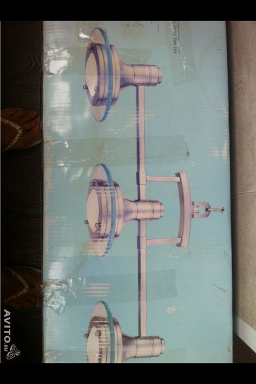 Комплект их 2ух люстр, Новые