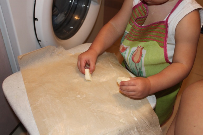 Как мы готовили шарлотку