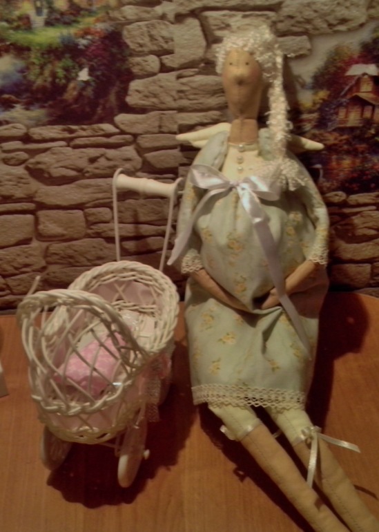 Беременная тильдочка блондиночка