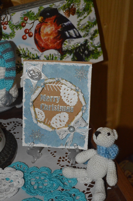 Покажу две свои новогодинки))))