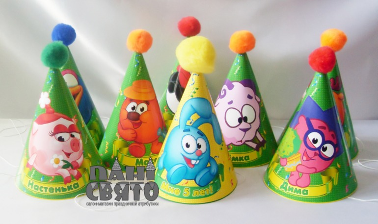 Набор праздничной атрибутики на 5 лет "Смешарики"