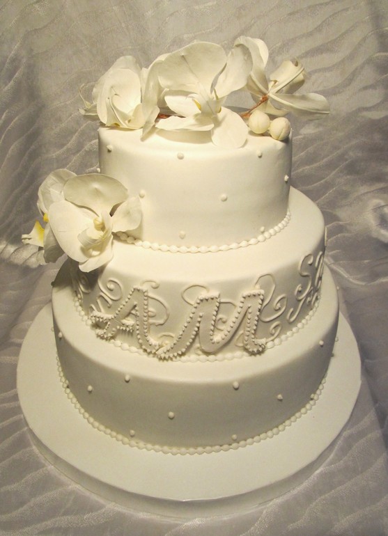 Свадебный с орхидеями