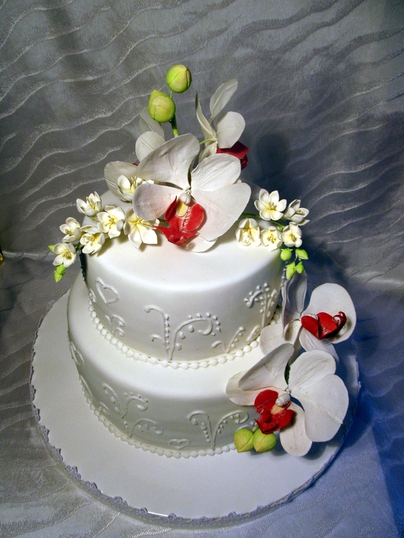 Свадебный с орхидеями