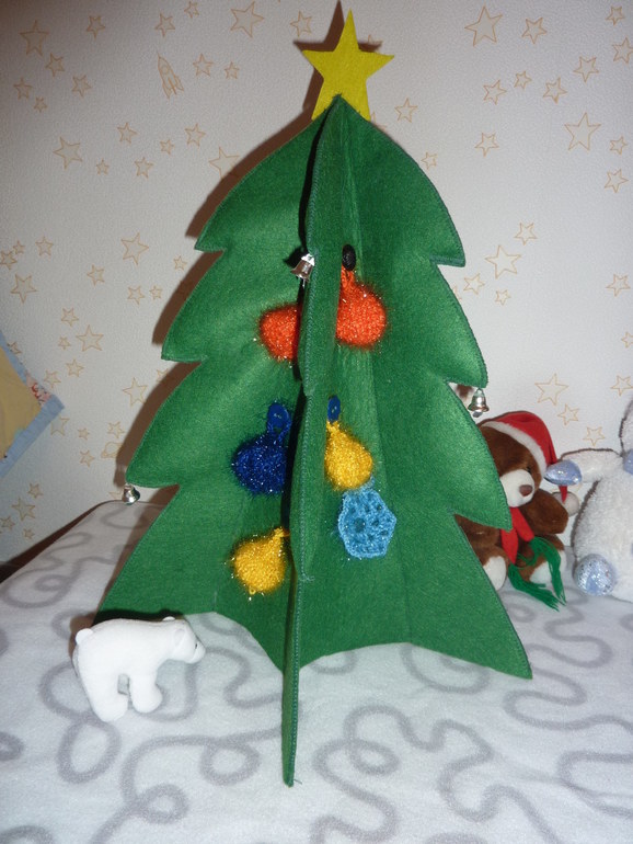 Елка из фетра (часть 2)