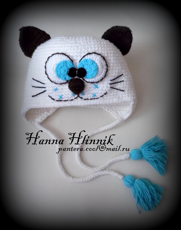 Шапка Котик для мальчика