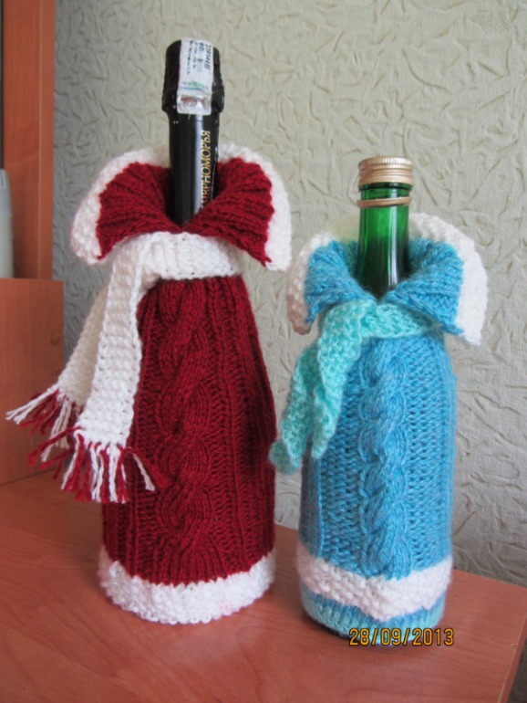 Украшение на бутылку