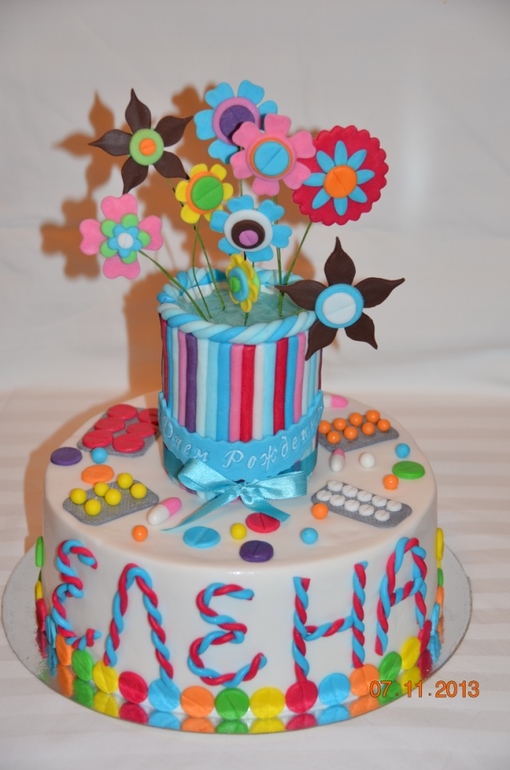 Тортик с таблеточками