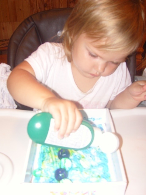 Рисование шариками марблс