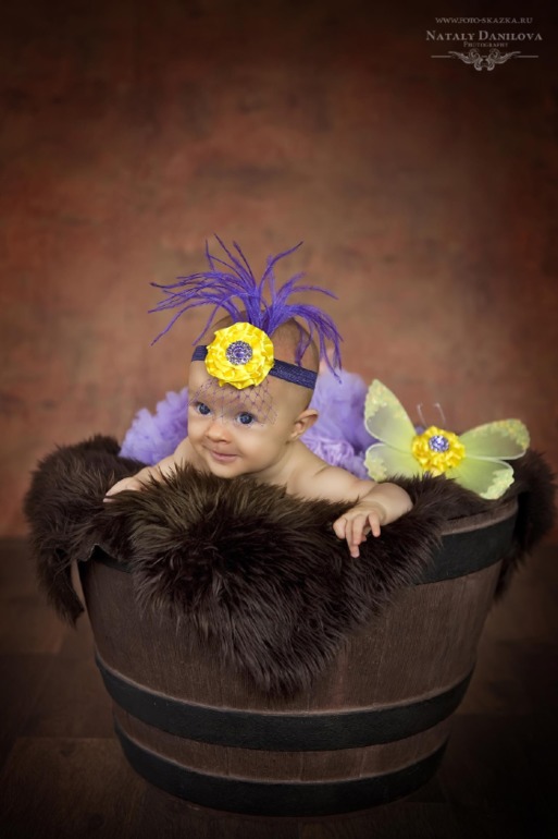 Костюмированная фотосессия малышей: Ника