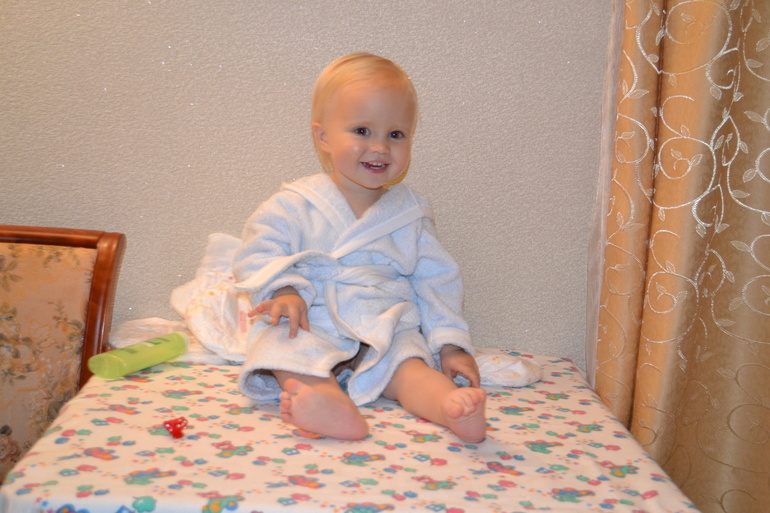 моя красотка после душа!