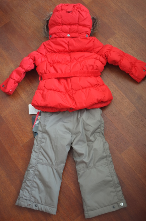 Poivre Blanc комплект 3 года - пуховая куртка + мембранный полукомбинезон - 7500р