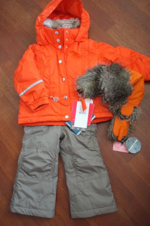 Poivre Blanc комплект 3 года - пуховая куртка + мембранный полукомбинезон - 7500р