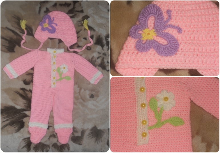 Первый комбез для долгожданной доченьки!