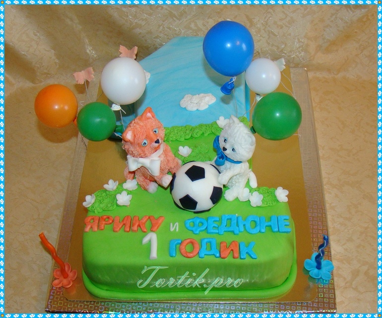 Тортик Двойняшкам