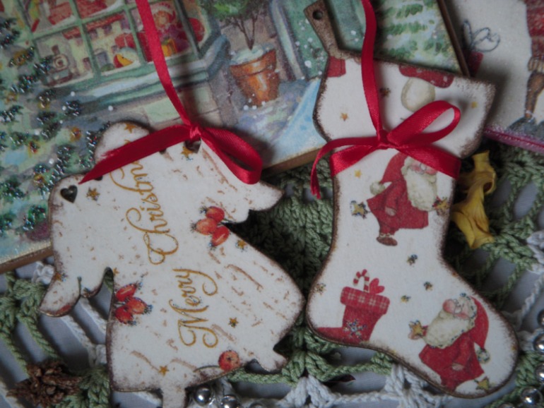 Новогодний декупаж.