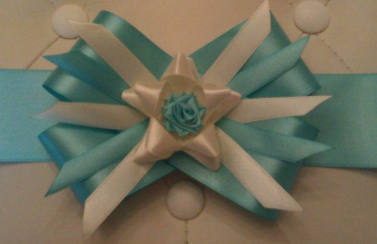 Банты на выписку для новорожденных